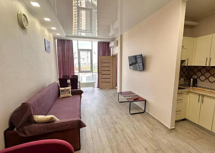 Apartament аркадия на первой линии от моря